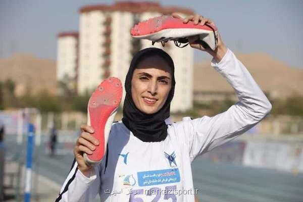 شهلا محمودی رکورد ملی ۴۰۰ متر مانع را شکست