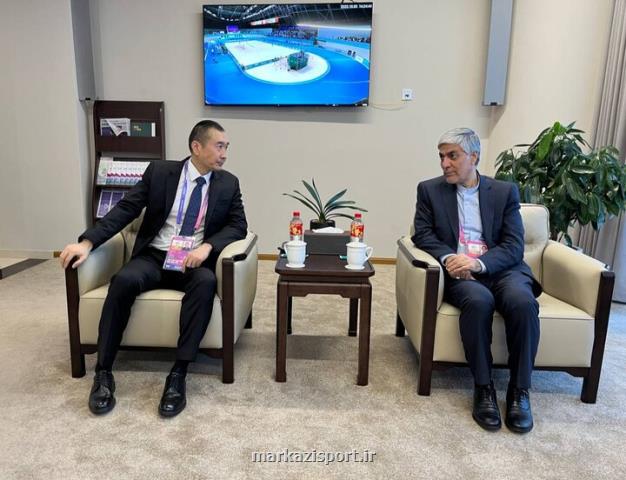 وزیر ورزش ایران با رییس فدراسیون اسکیت آسیا دیدار کرد
