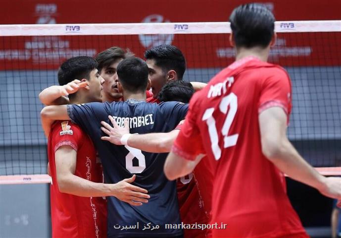 پیروزی مقتدرانه تیم والیبال جوانان ایران مقابل پورتوریکو