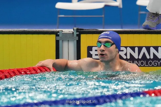 هومر عباسی  به فینال ماده ۱۰۰ متر کرال پشت رسید