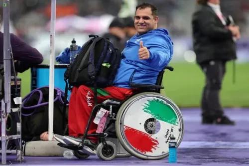 ظفر ذاکر در پرتاب وزنه نقره گرفت امیری صاحب برنز شد